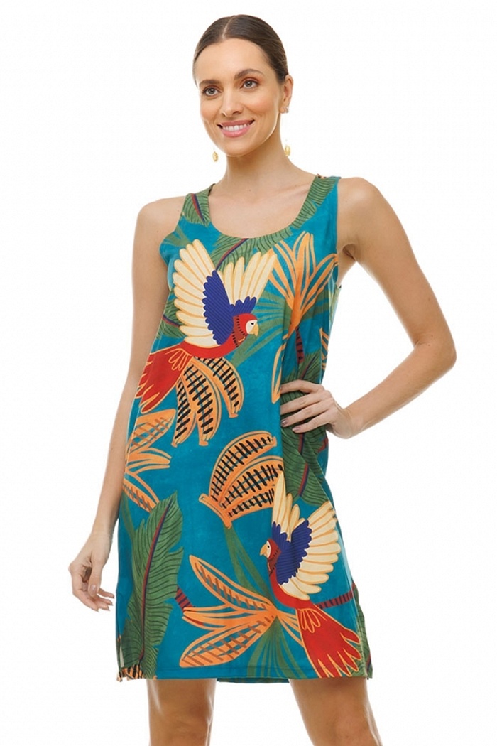 Vestido Flora Arara e Banana