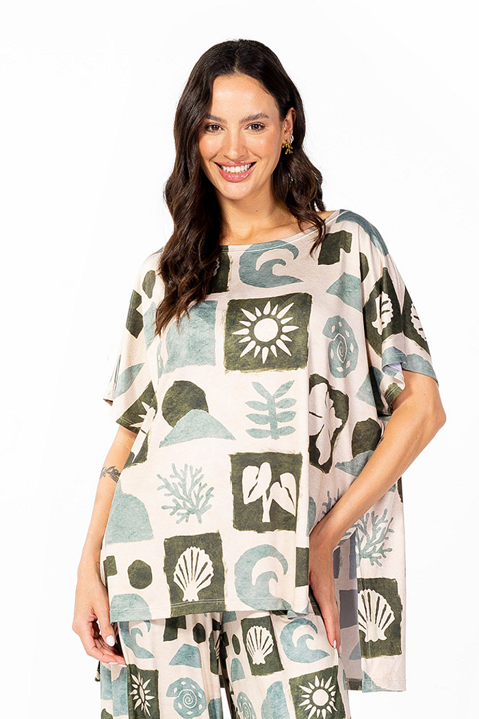 Blusa Conceito Oceano