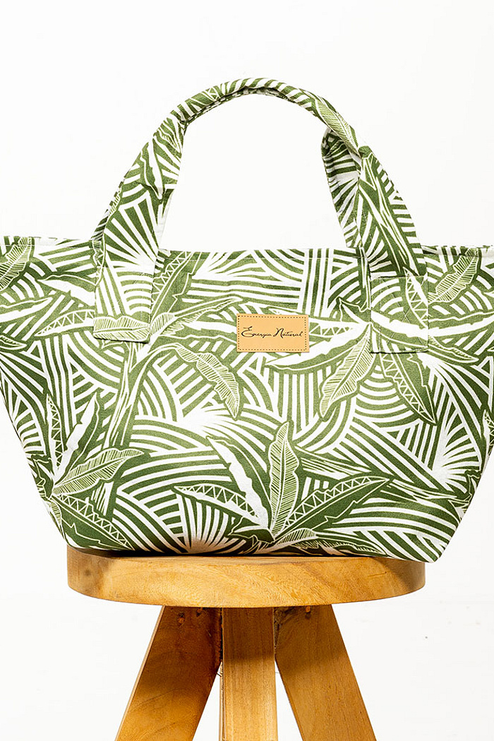 Bolsa Praia Bananeiras Vetor