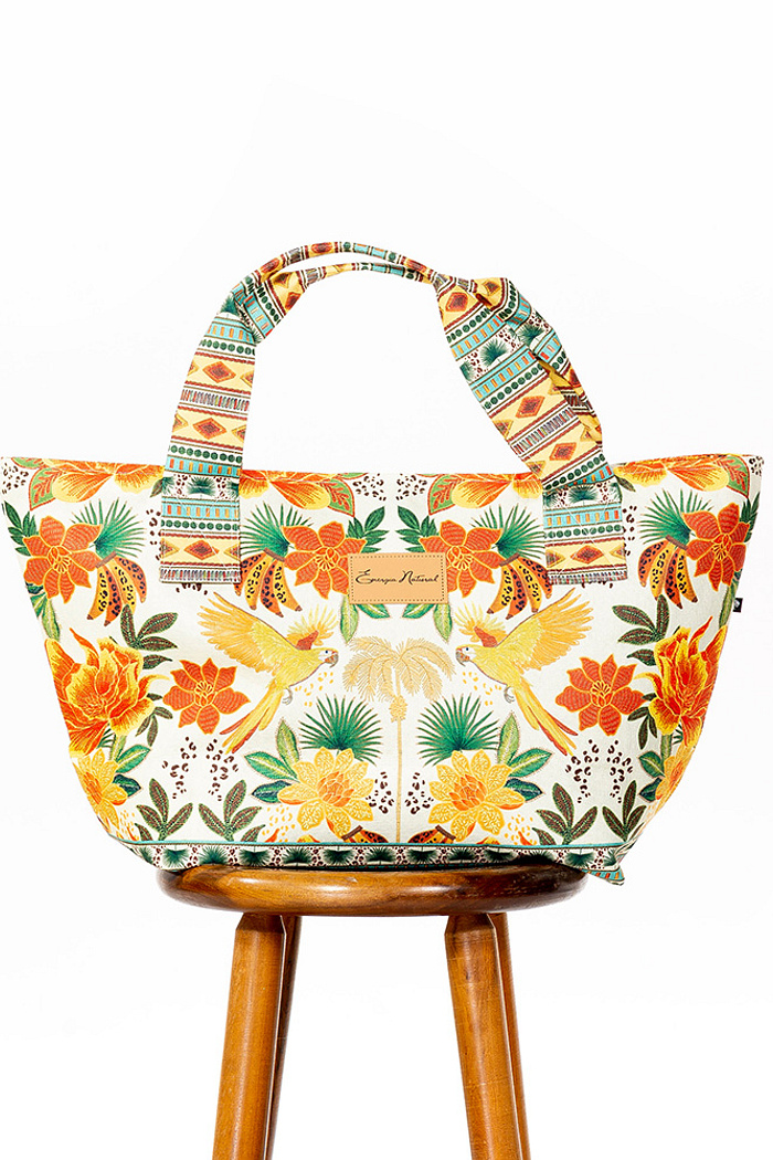 Bolsa Praia Banana Amarela