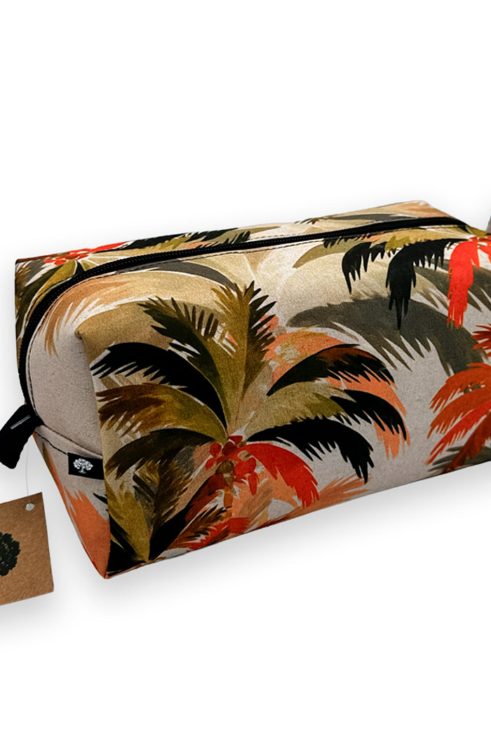 Necessaire Coqueiros Aquarela