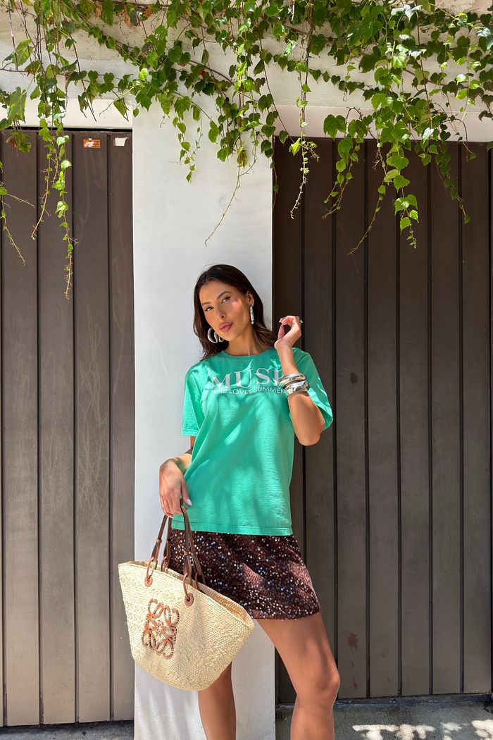 T-SHIRT ESTONADA MUSE VERDE MINT
