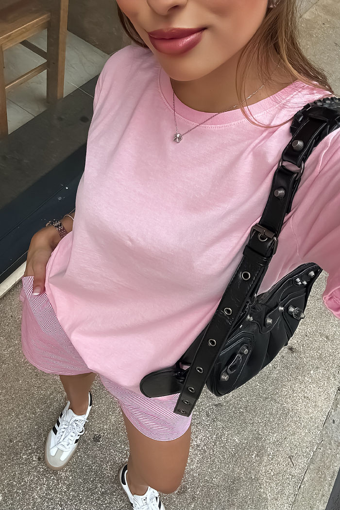 T-SHIRT ESTONADA LISA ROSA CANDY