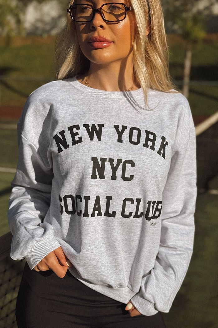 CASACO DE MOLETOM SOCIAL CLUB MESCLA