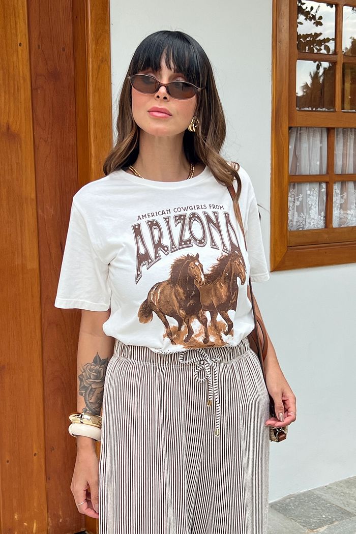 T-SHIRT ESTONADA ARIZONA OFF WHITE