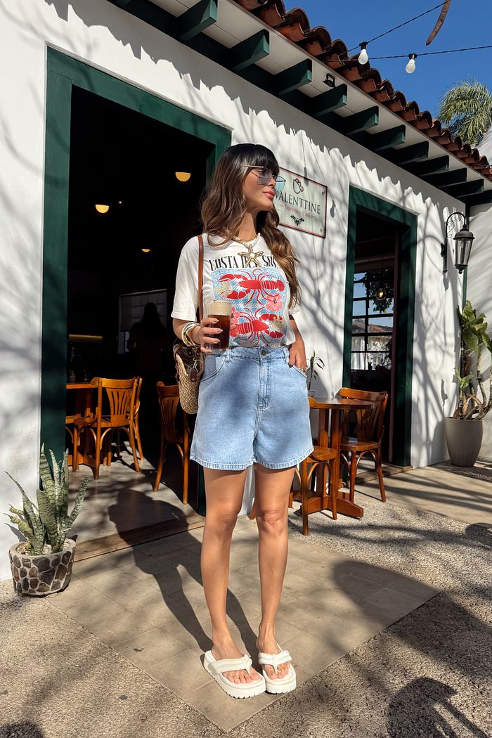 T-SHIRT ESTONADA COSTA DEL SOL OFF WHITE