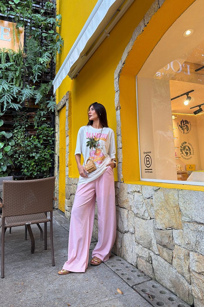 T-SHIRT OVERSIZED SUMMER MADRID OFF WHITE