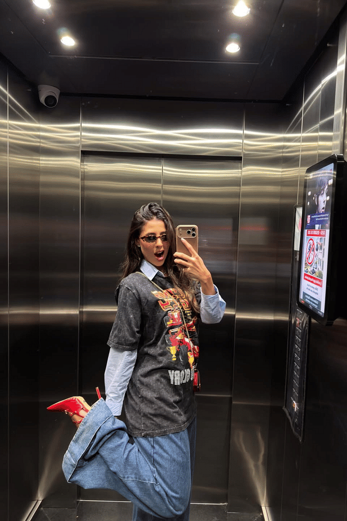 T-SHIRT OVERSIZED RACING LEGACY PRETO SKY