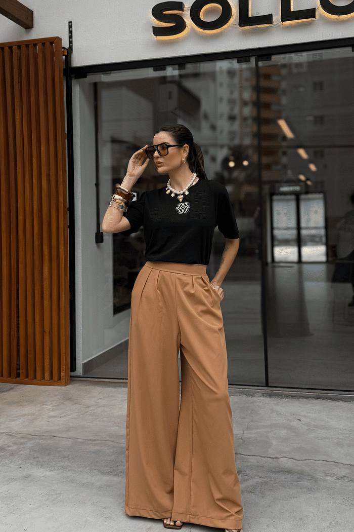 CALÇA ALFAIATARIA SABINE MARROM