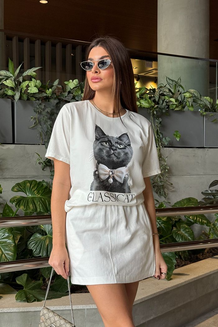 T-SHIRT ESTONADA CLASSICAT OFF WHITE