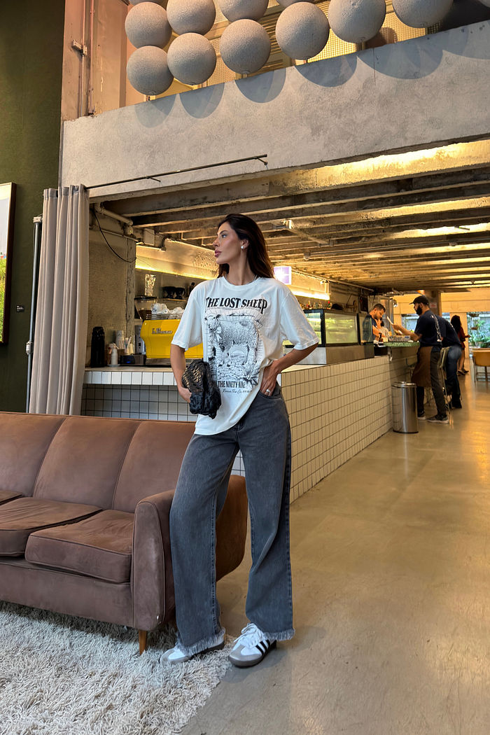 T-SHIRT OVERSIZED THE LOST SHEEP OFF WHITE