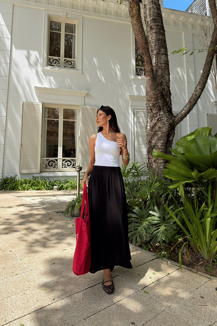 SAIA MIDI SWEET PRETA