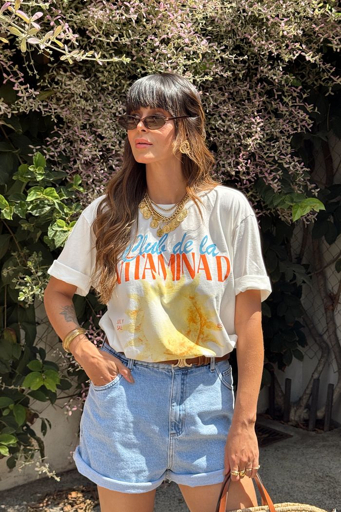 T-SHIRT OVERSIZED VITAMINA D OFF WHITE
