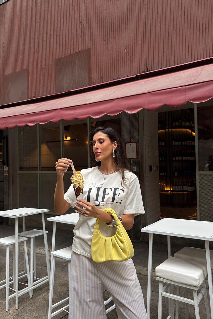 T-SHIRT ESTONADA LIFE HAS A MEMORY OFF WHITE