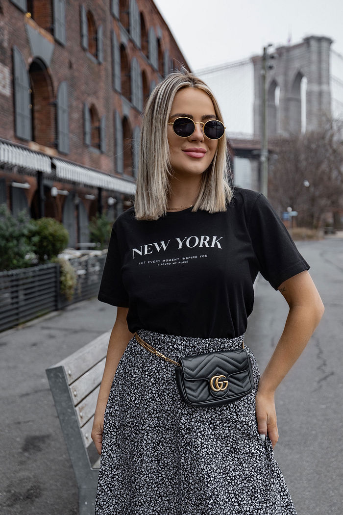 T-SHIRT ESTONADA NYC INSPIRE PRETO