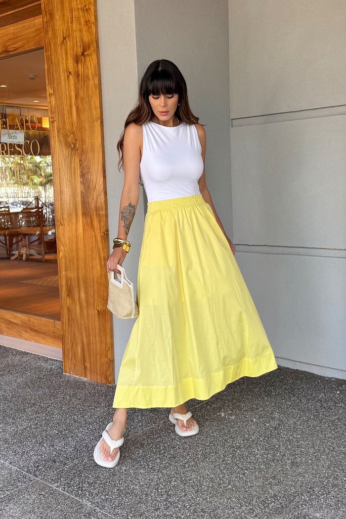 SAIA MIDI LIVIA AMARELA