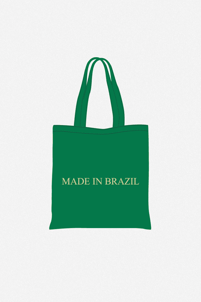 ECOBAG MADE IN BRAZIL VERDE BANDEIRA