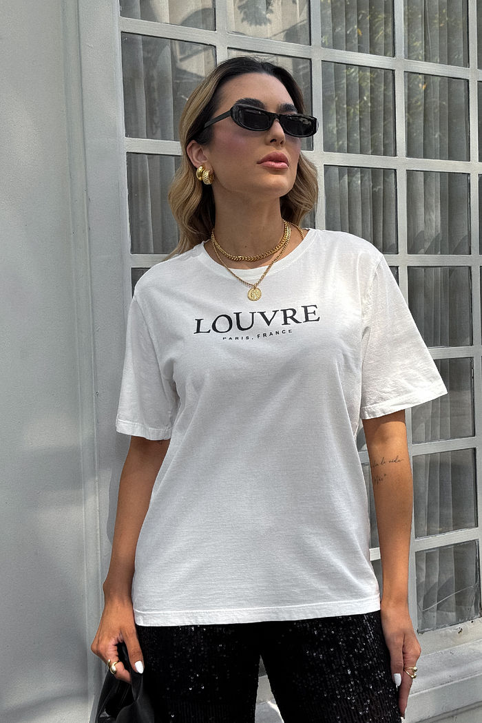 Off white fashion t shirt louvre