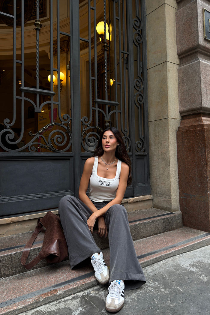 REGATA CAROL BORDADA GIRL ERA OFF WHITE