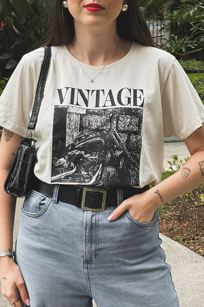 CAMISETA VINTAGE OFF WHITE