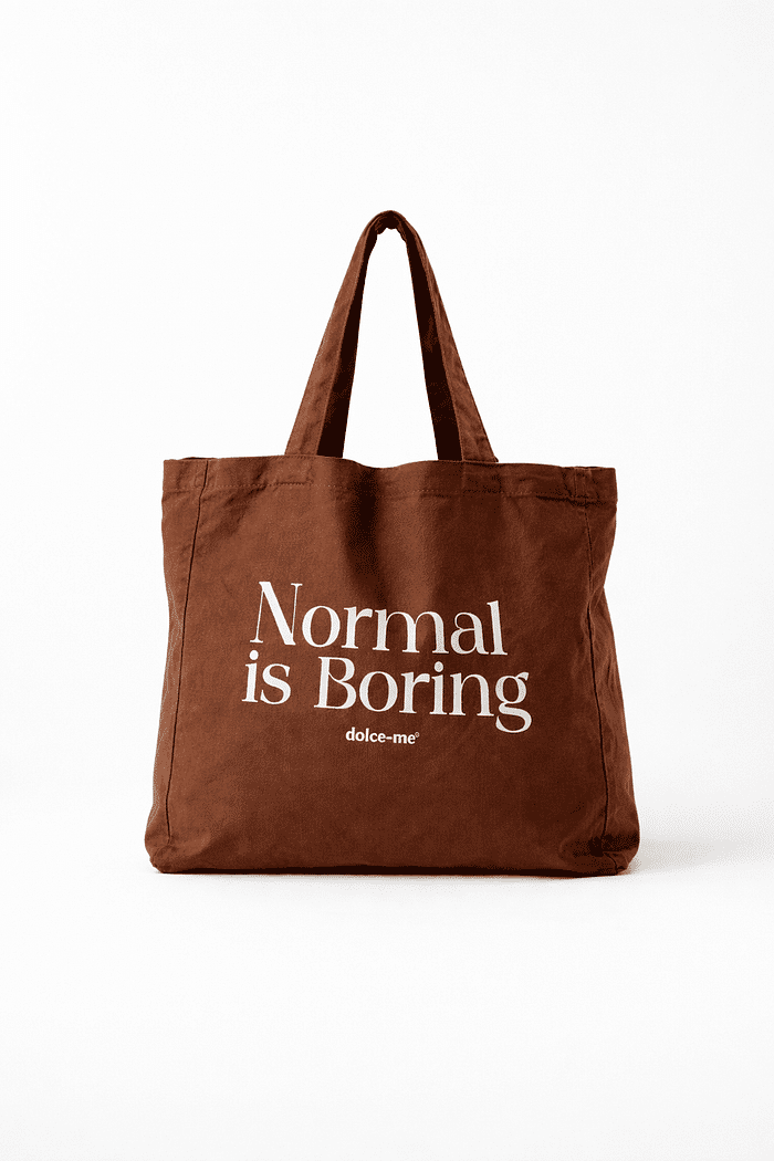 ECOBAG NORMAL BORING MARROM CAFÉ