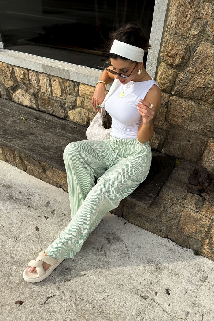 CALÇA PANTALONA LOUISE VERDE