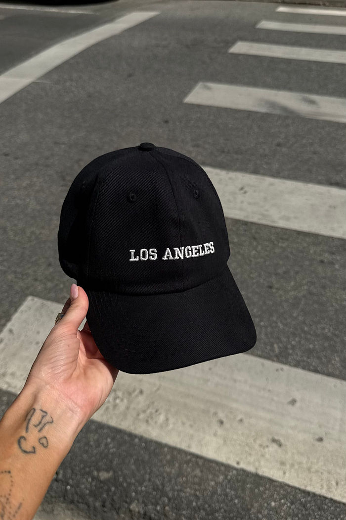 BONÉ DAD HAT LOS ANGELES PRETO