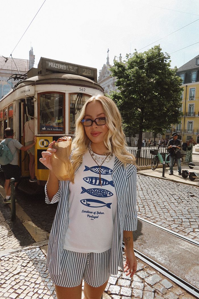 T-SHIRT ESTONADA SARDINES OFF WHITE