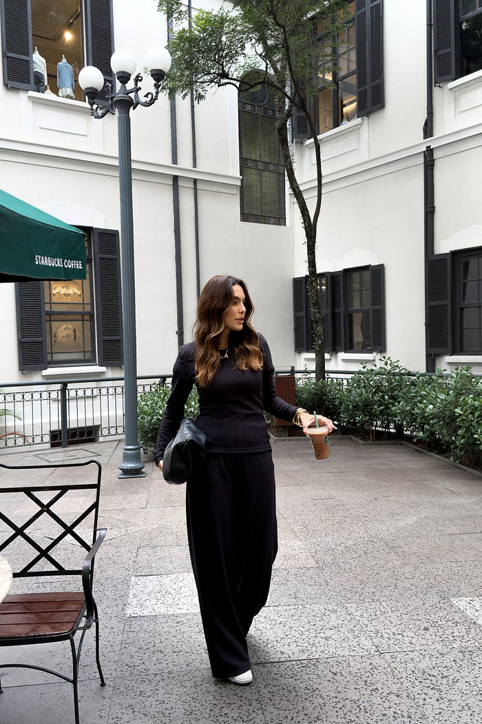 CONJUNTO COMFY MINIMAL PRETO