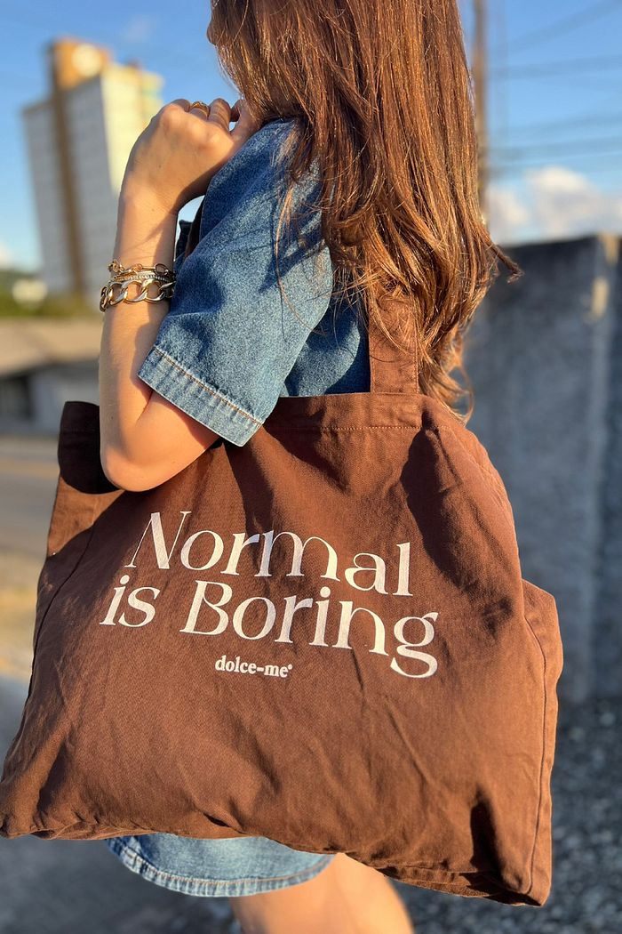 ECOBAG NORMAL BORING MARROM CAFÉ
