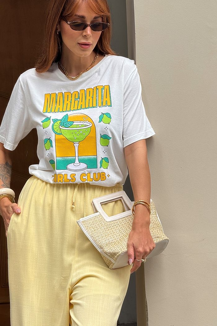 T-SHIRT ESTONADA MARGARITA GIRLS OFF WHITE