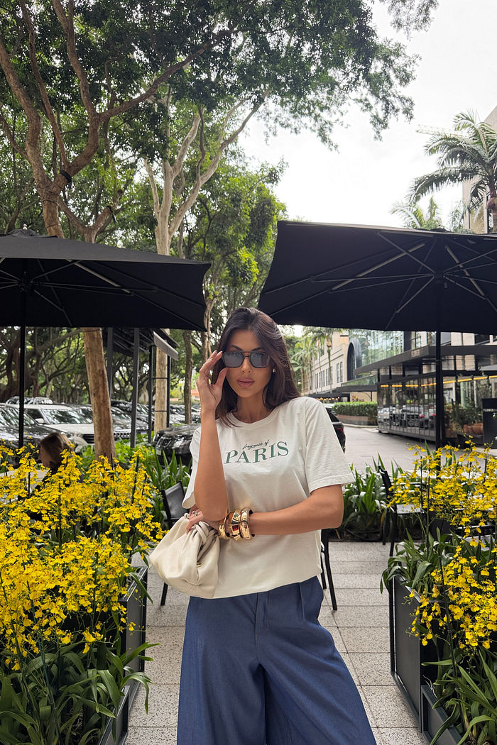 T-SHIRT ESTONADA FRAGRANCE OF PARIS OFF WHITE