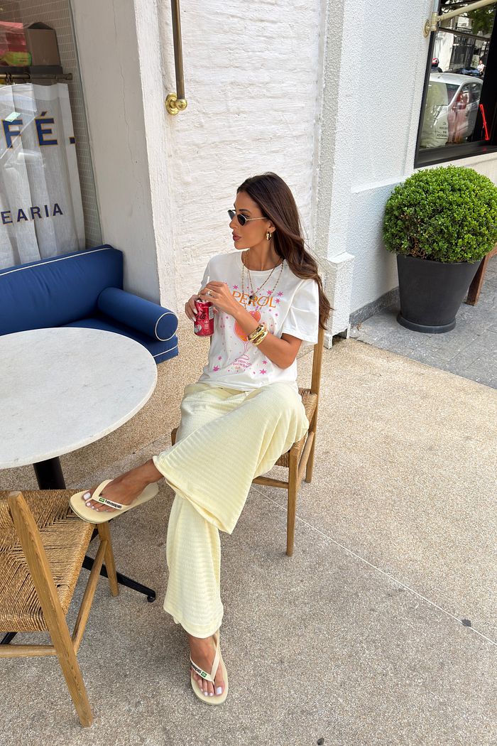 T-SHIRT ESTONADA APEROL MOOD OFF WHITE