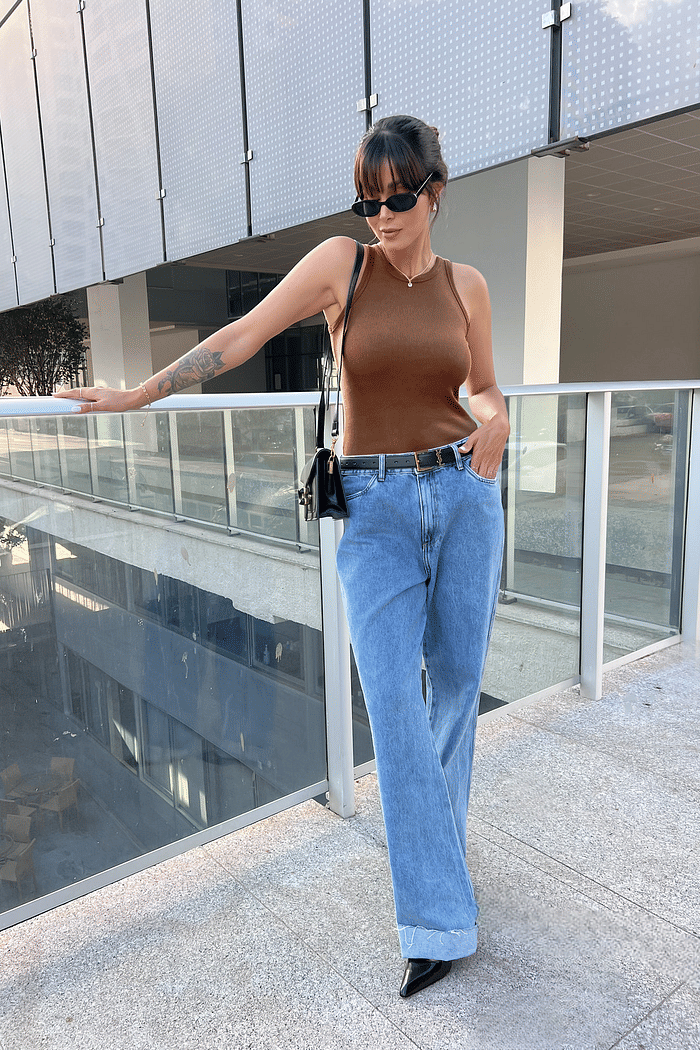 REGATA RIBANA VALENTINA MARROM CHOCOLATE