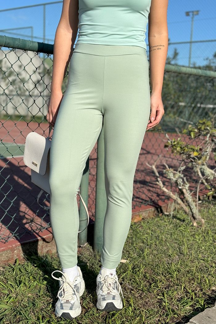 CALÇA LEGGING FLOW VERDE SAGE