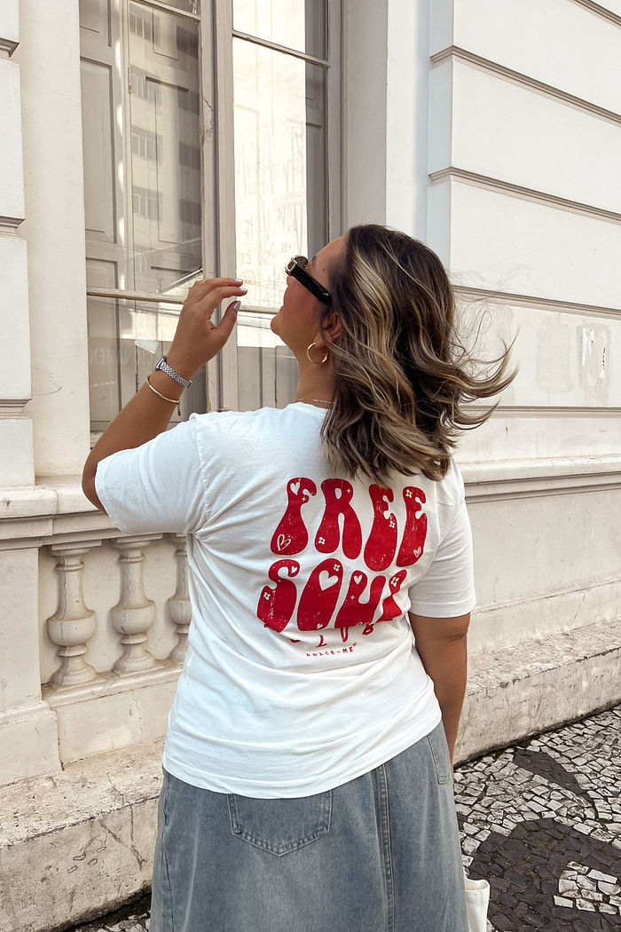 T-SHIRT ESTONADA FIERCE BRANCO - Dolce-me®