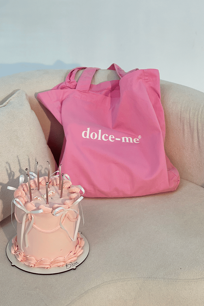 ECOBAG MARCA DOLCE-ME ROSA CREAM