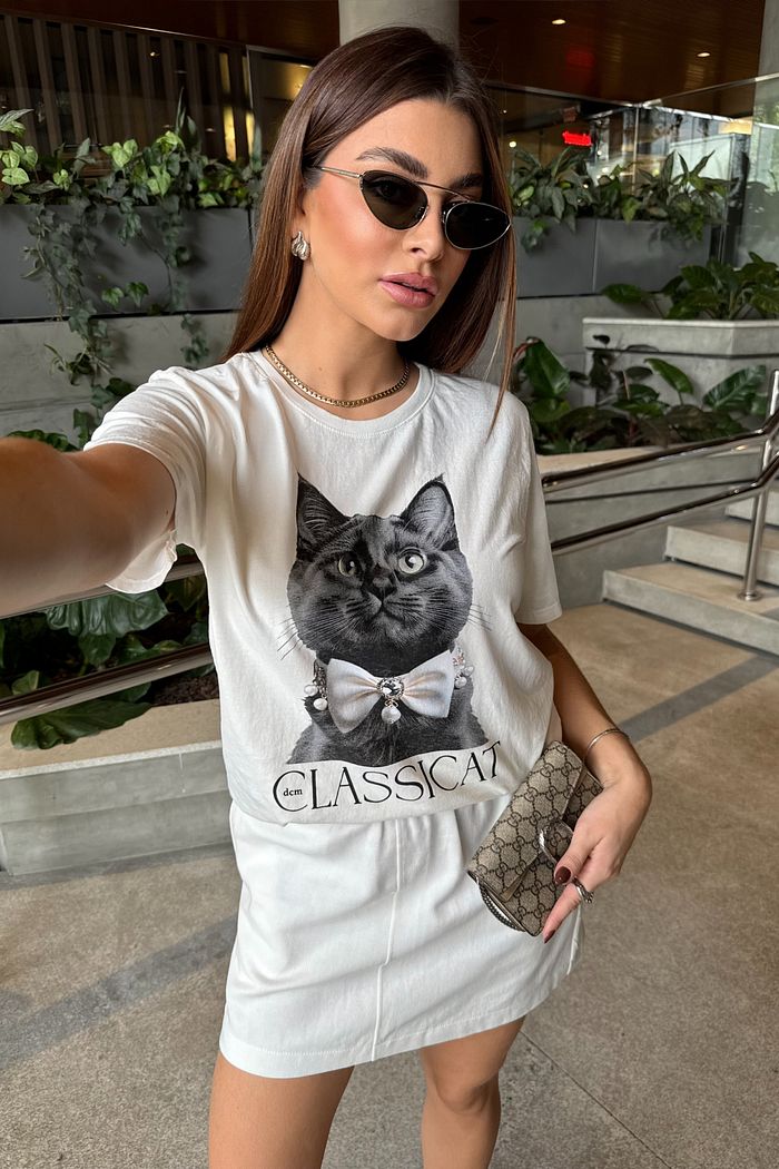 T-SHIRT ESTONADA CLASSICAT OFF WHITE