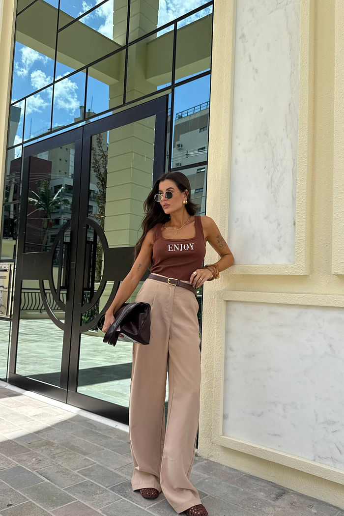 CALÇA ALFAIATARIA ALISSA AREIA