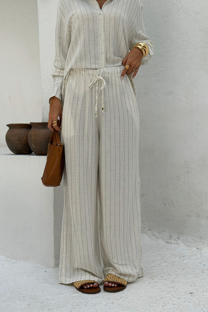 CALÇA PANTALONA LOUISE RISCA DE GIZ