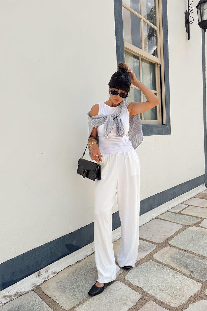 CALÇA PANTALONA LIA BRANCA