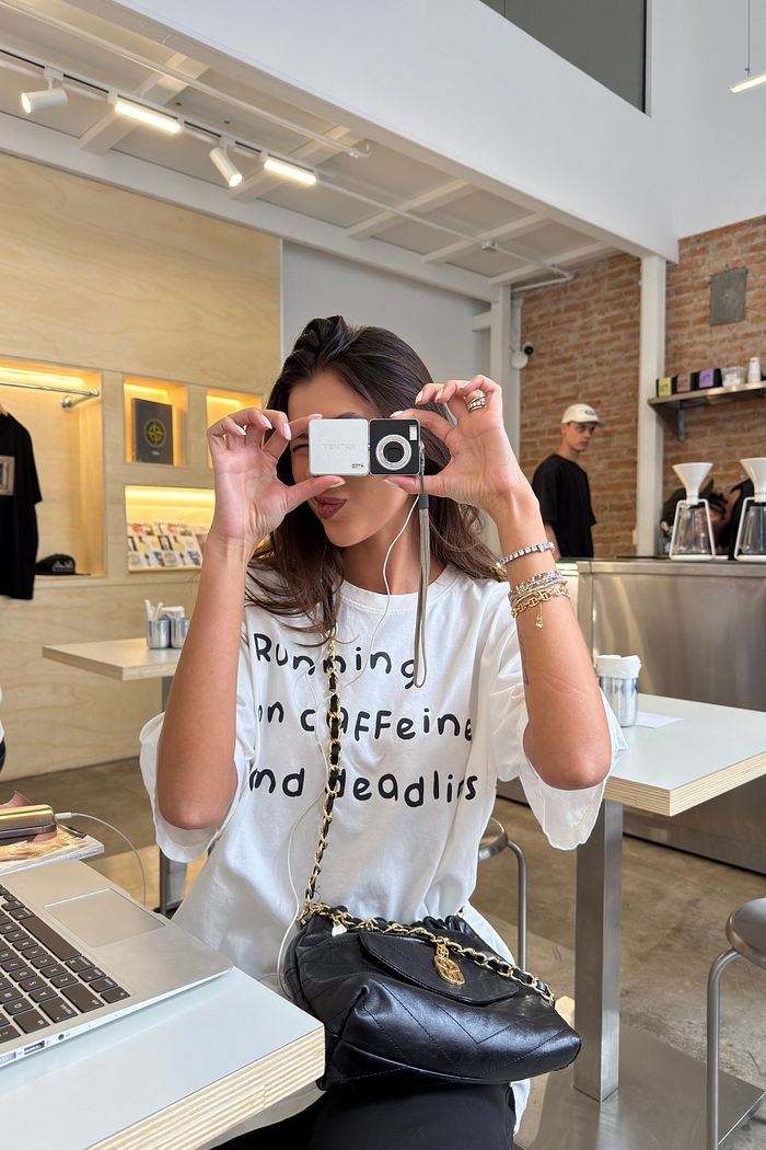 T-SHIRT OVERSIZED RUNNING OFF WHITE