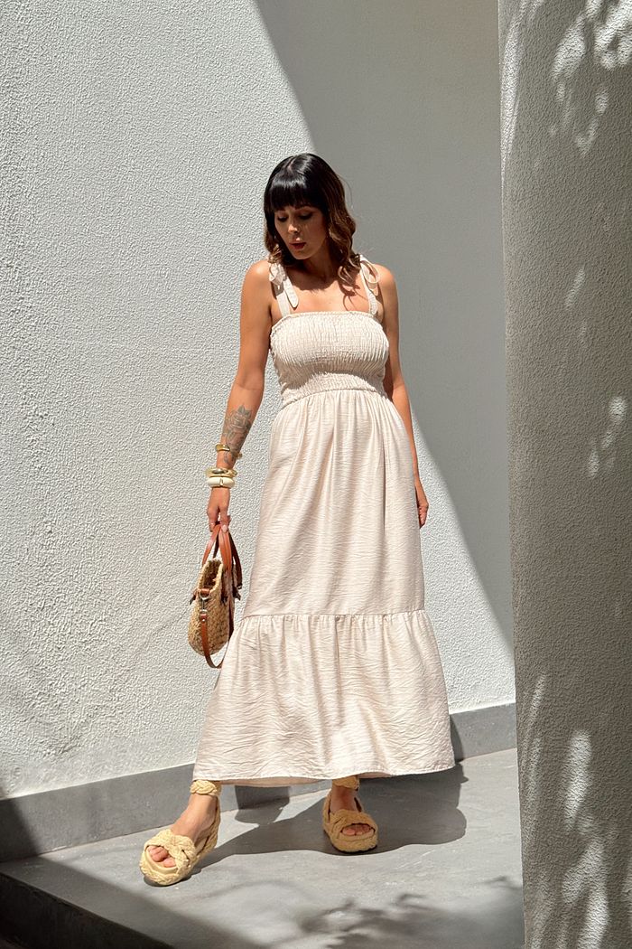 VESTIDO MIDI PATY AREIA