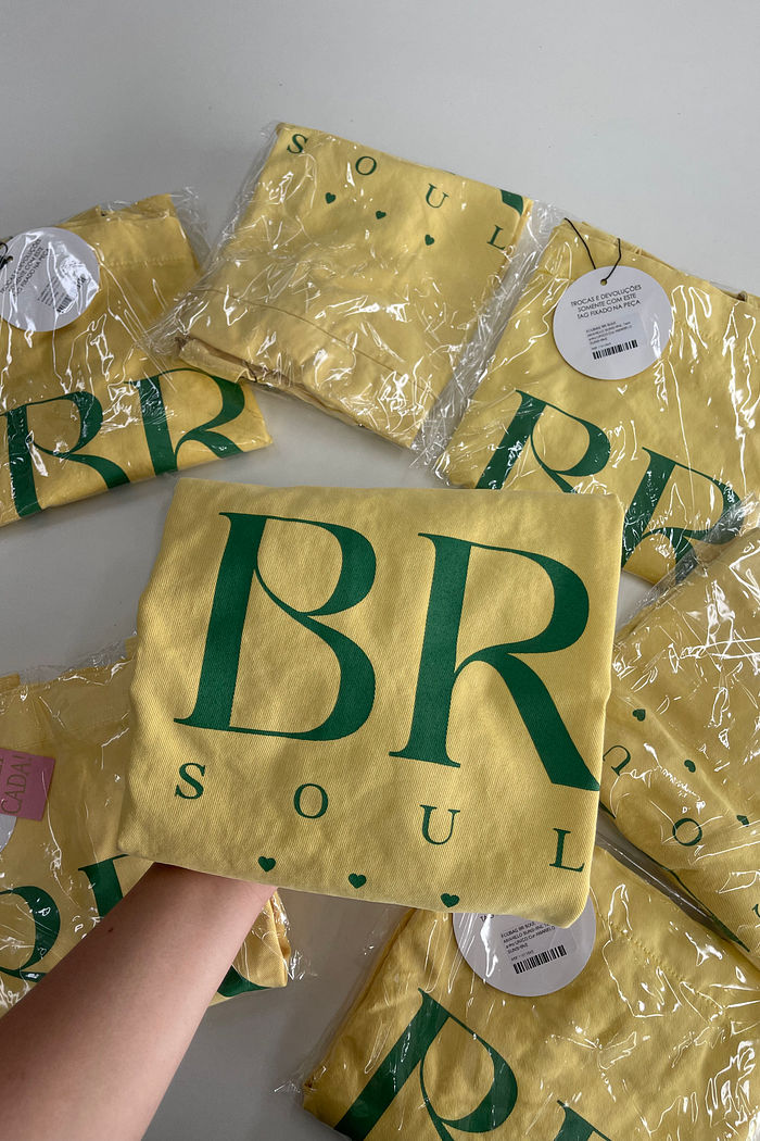 ECOBAG BR SOUL AMARELO SUNSHINE