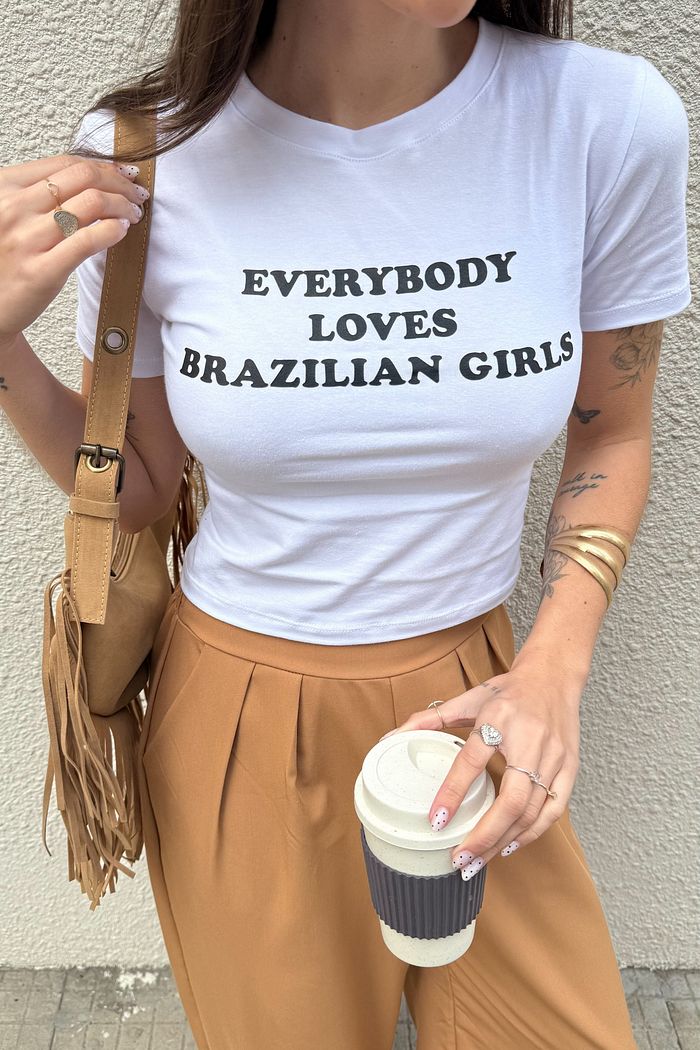 BABY TEE BRAZILIAN GIRLS BRANCA