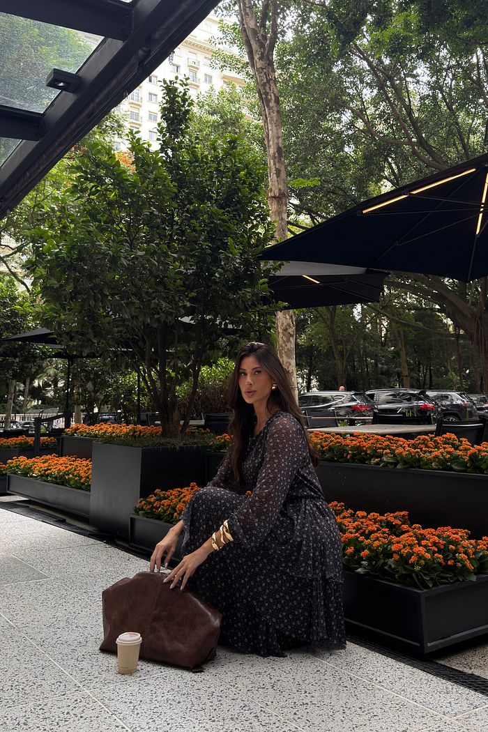 VESTIDO DE TULE ESTAMPADO CHIARA FLORAL