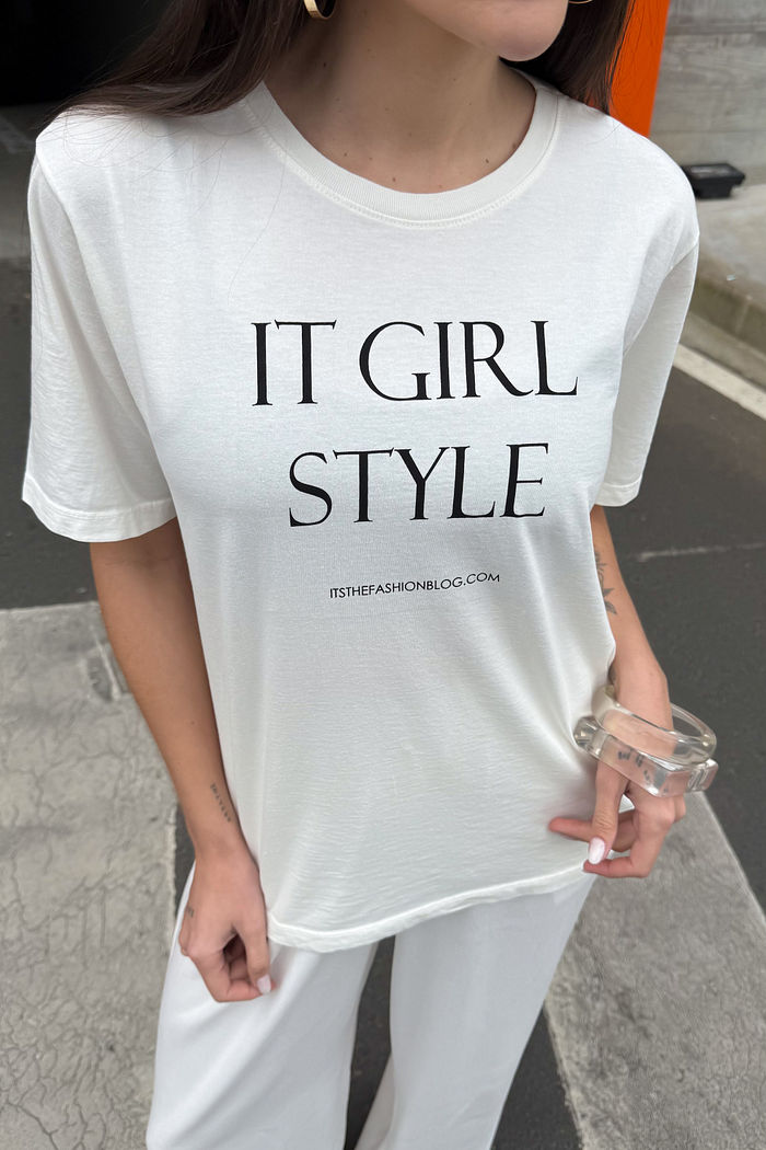 T-SHIRT ESTONADA IT GIRL STYLE OFF WHITE