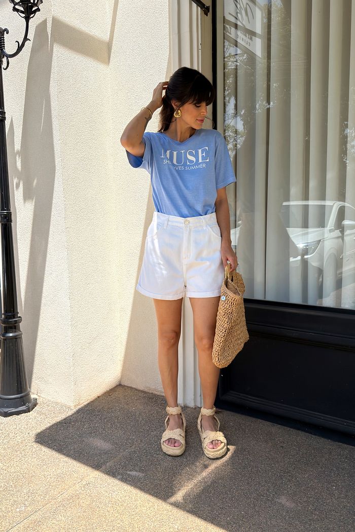 T-SHIRT ESTONADA MUSE AZUL SERENITY