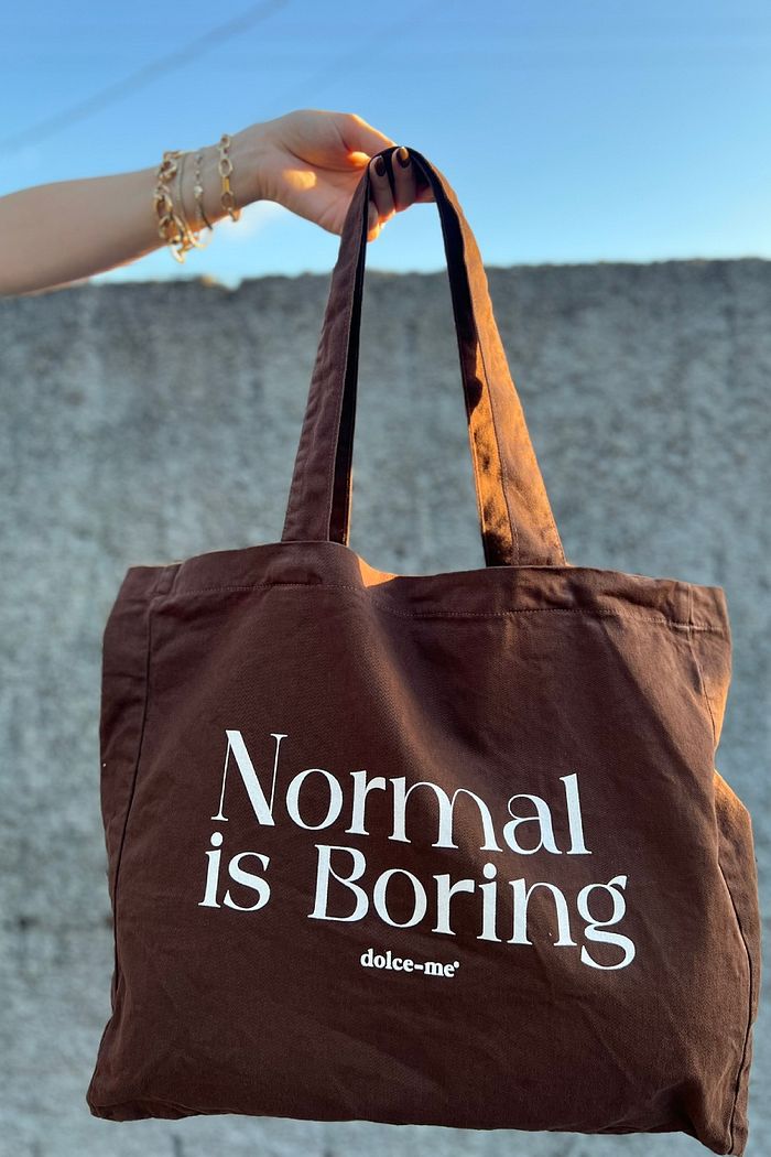 ECOBAG NORMAL BORING MARROM CAFÉ