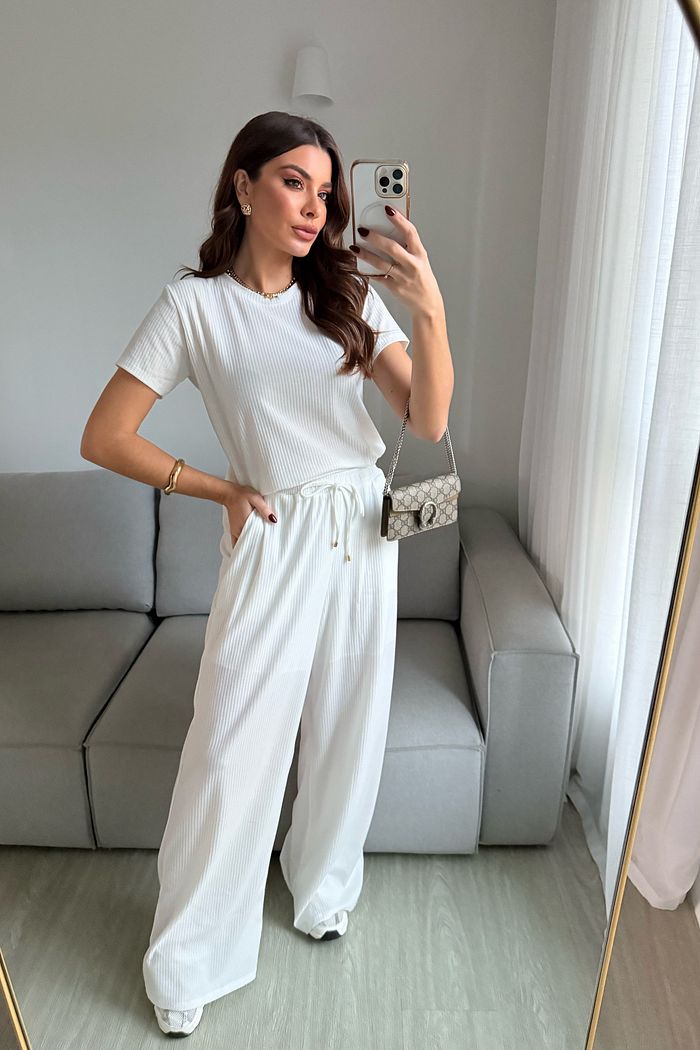 CONJUNTO CANELADO AMANDA OFF WHITE